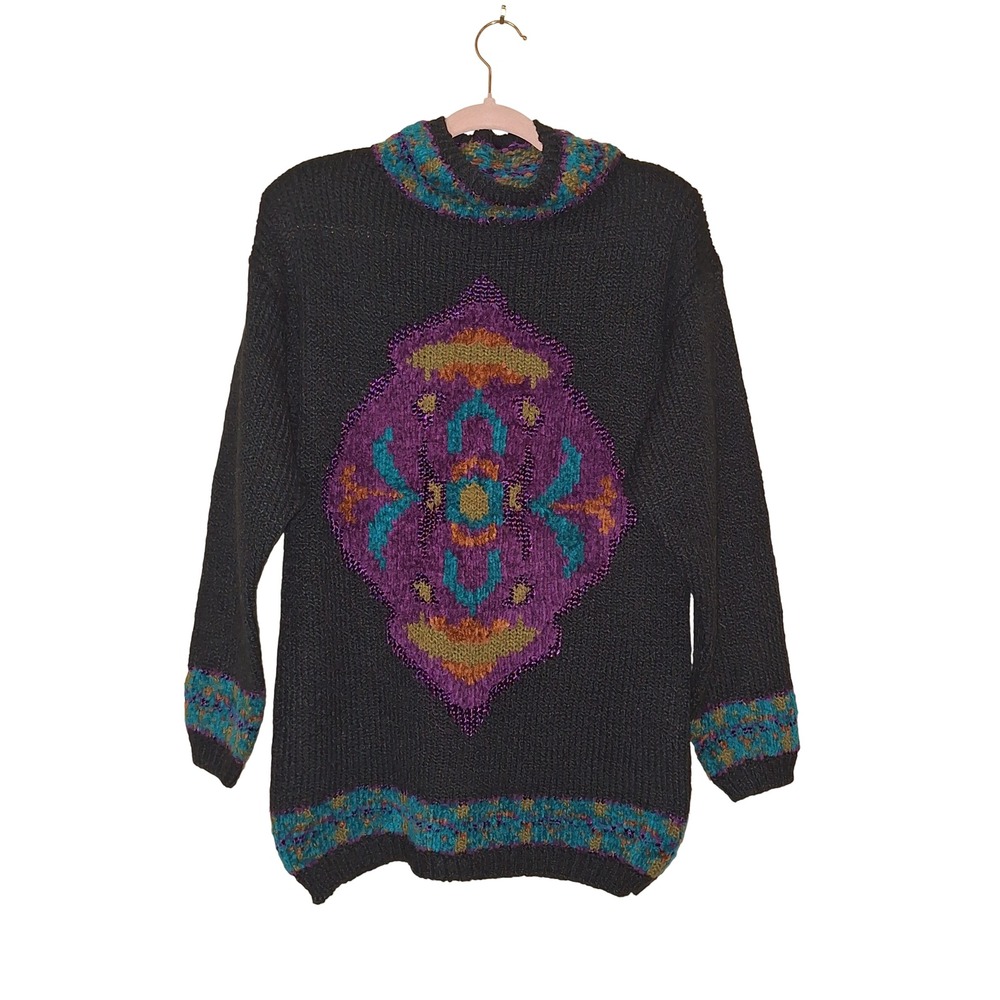 Vintage Women's Size Small Artsy Whimsygoth Jason Maxwell Dark Academia Sweater
